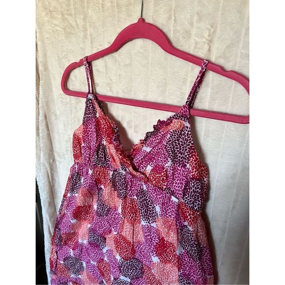 Old Navy Multicolored Patterned Dress Woman’s Size Medium - Picture 3 of 8